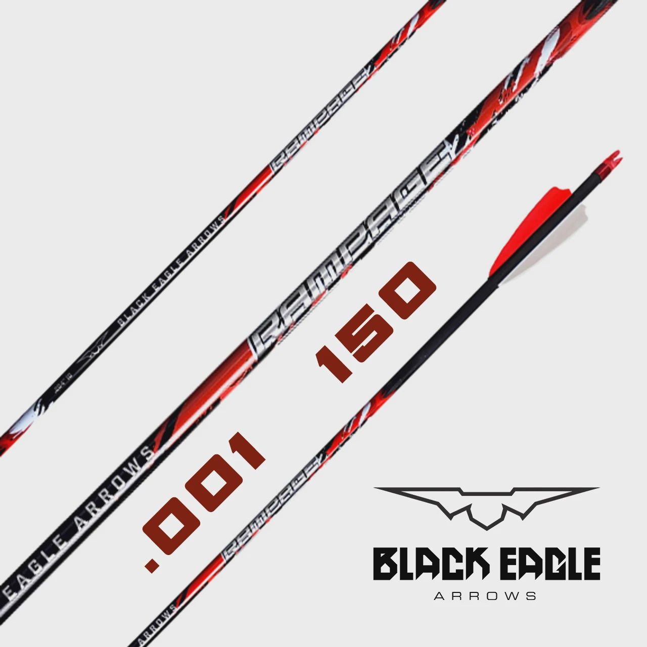 Black Eagle Rampage Arrow Shaft, Spine: 150, Straightness: .001