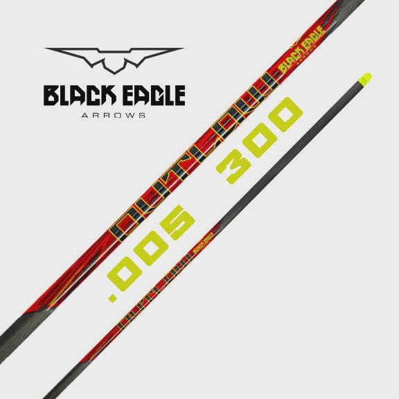 Black Eagle Outlaw Arrow Shafts, Spine: 300, Straightness: .005