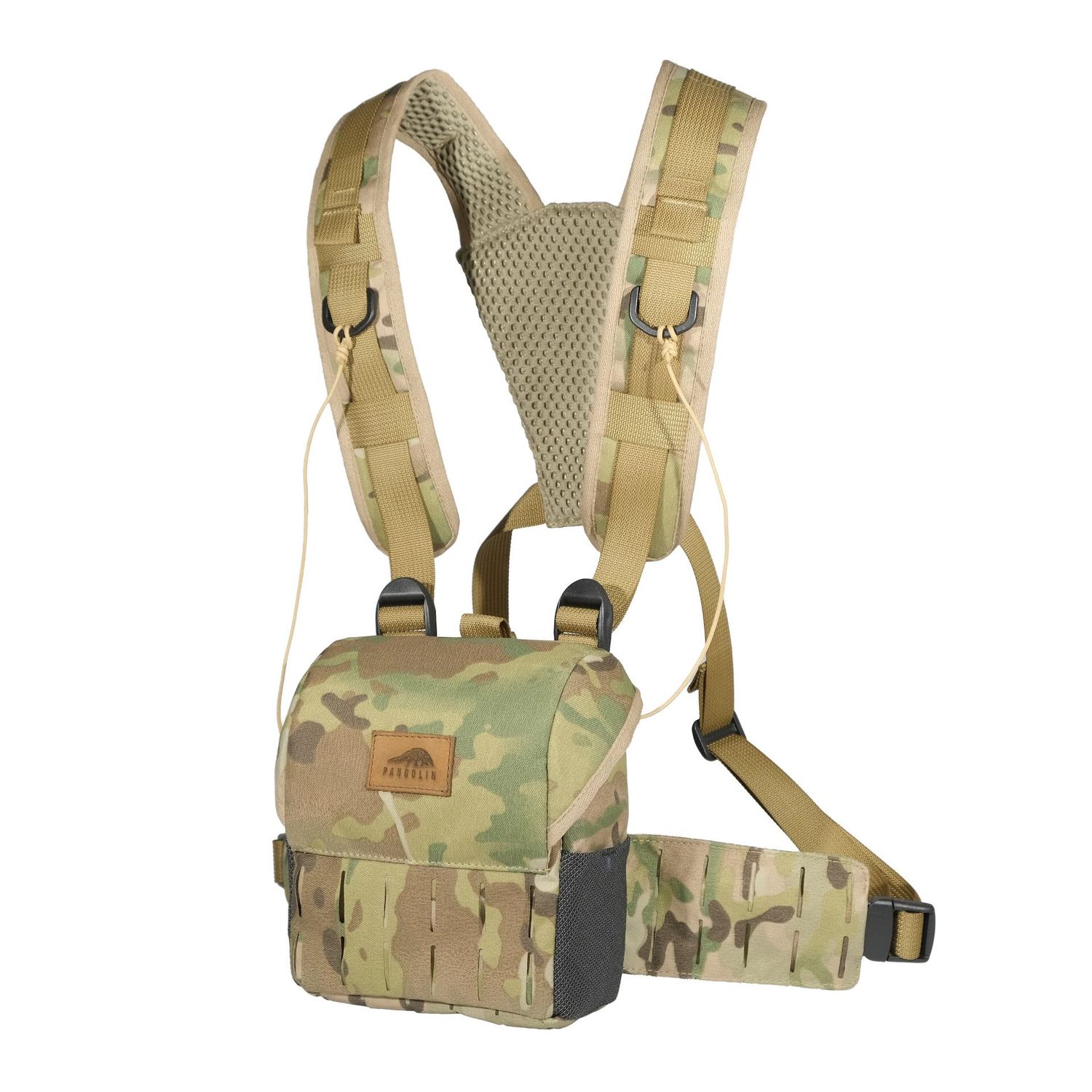 Pangolin Bino Bag and Harness V2, Colour: Multi Camo, Size: Small