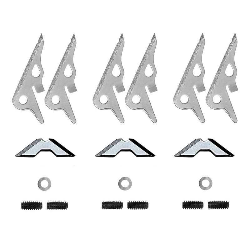 SEVR T1 Hybrid Replacement blades (3-pack, Stainless Steel)