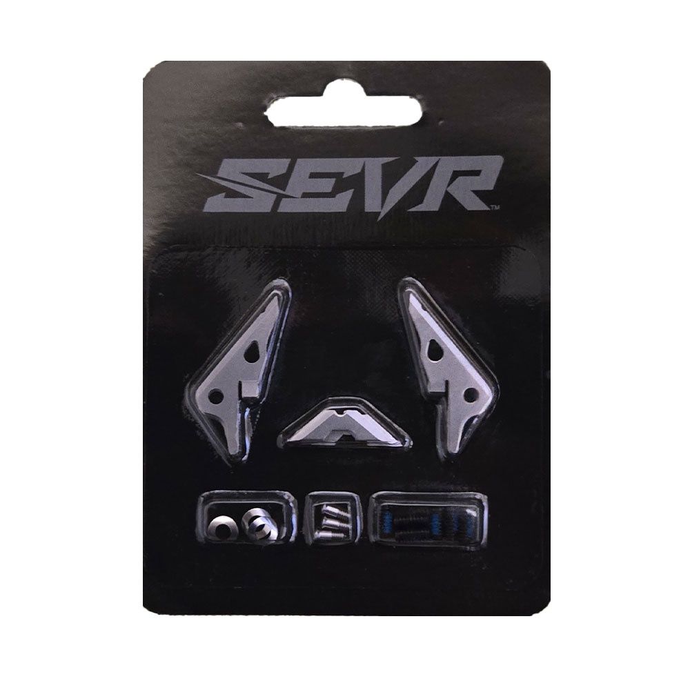 SEVR T1 Hybrid Replacement blades (3-pack, Stainless Steel), Size: 1.5" Hybrid