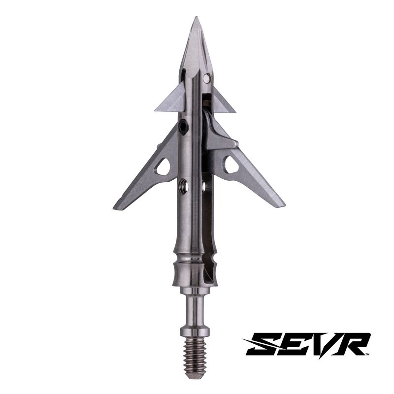 SEVR T1 Titanium Hybrid  Mechanical Broadheads with Bleeders