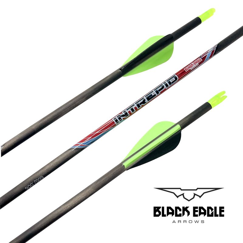 Black Eagle Intrepid Arrow Shaft - Pre-Fletched