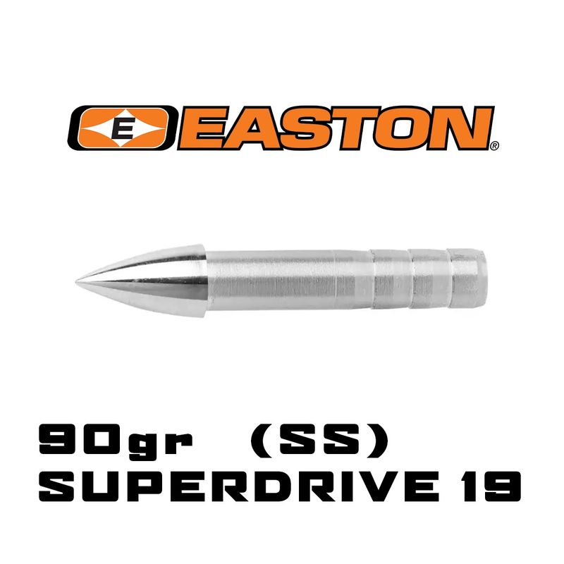 Easton Superdrive19  (90gr) Stainless Steel Fieldpoint