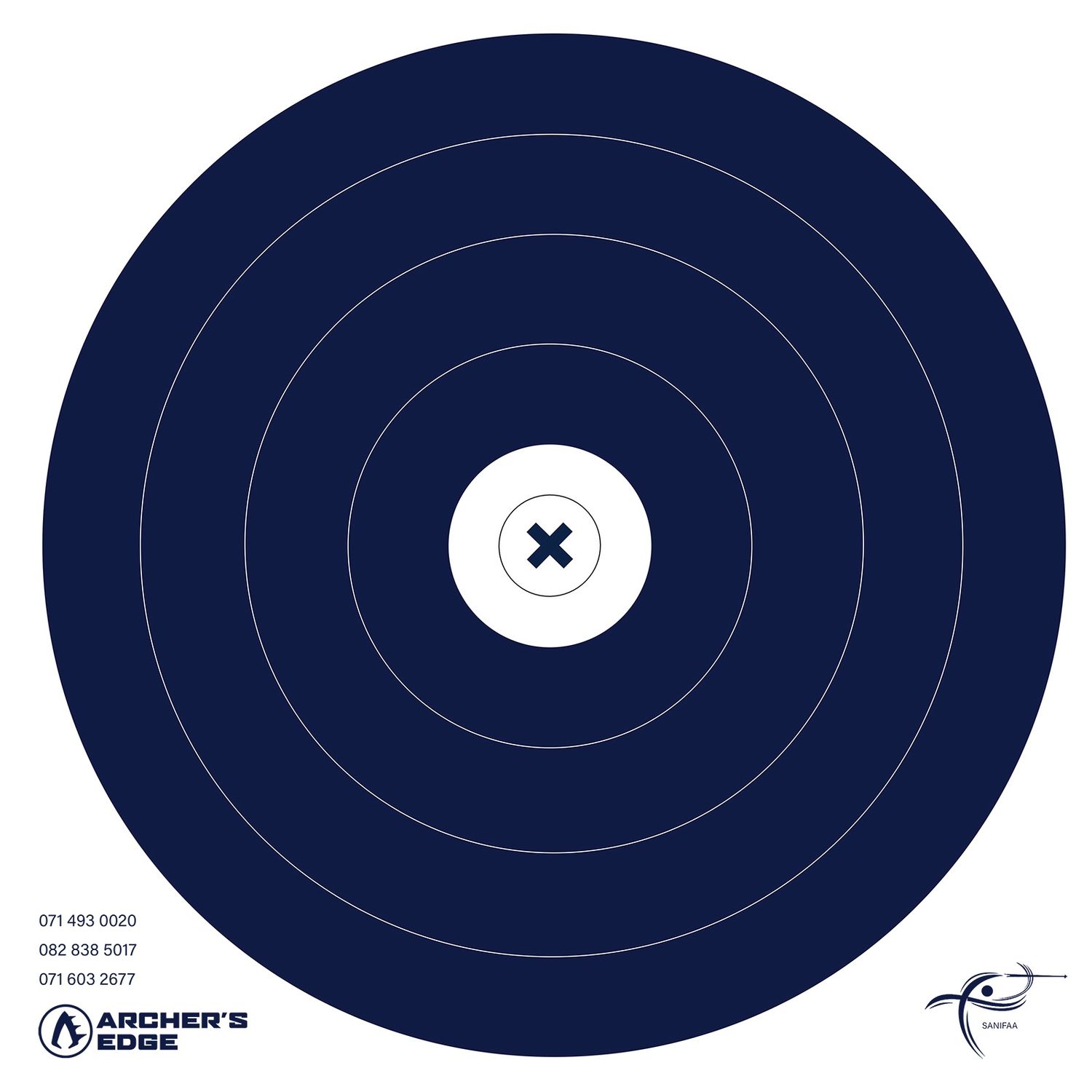 Target 1 Spot Blue SANIFAA/AE Logo