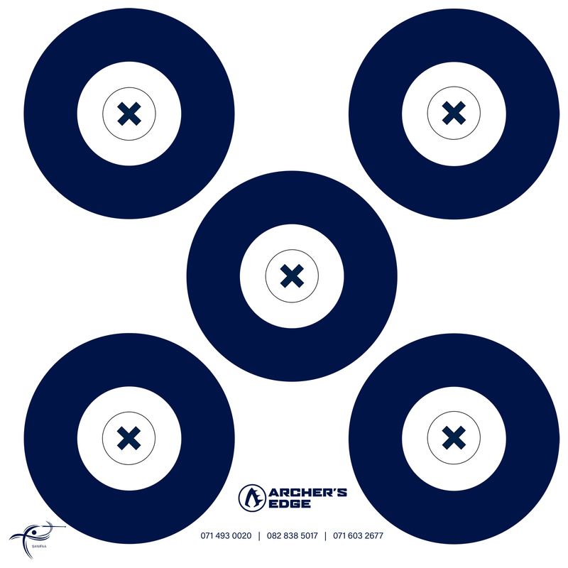 Target 5 Spot Blue SANIFAA/AE Logo