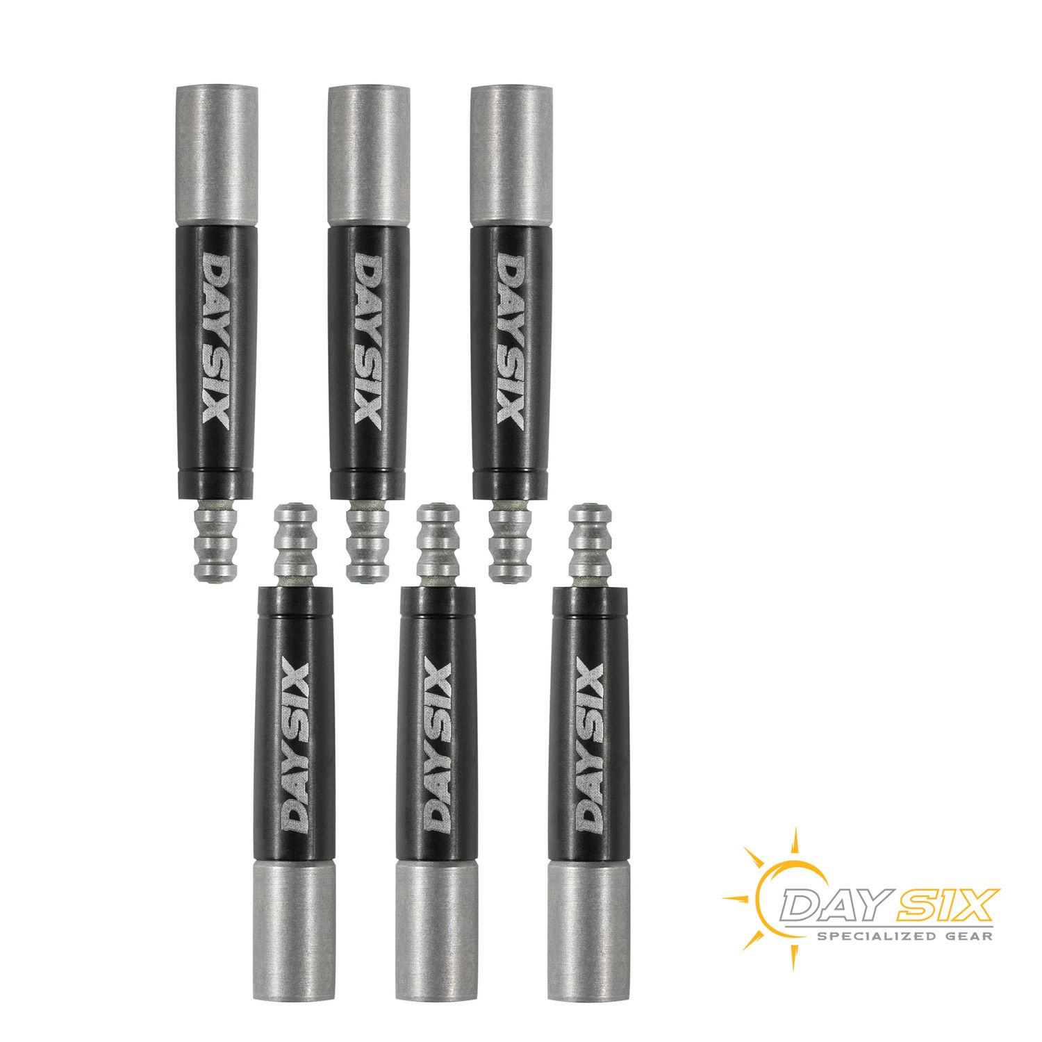 Day Six HD Centric Arrow Inserts, Spine: 250, Weight: 50gr (Aluminum/Aluminum)