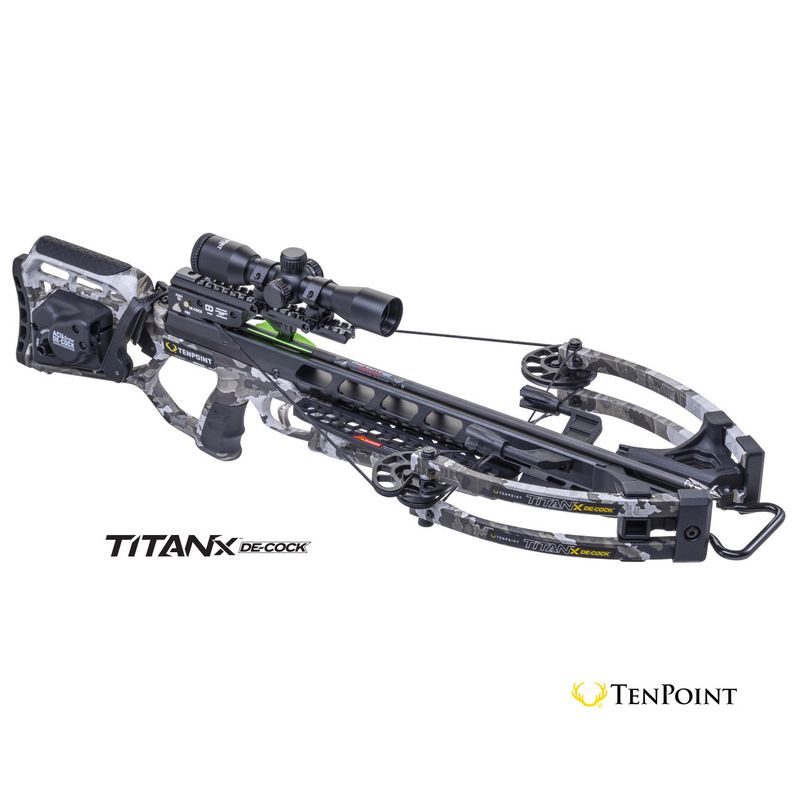TenPoint TitanX Crossbow DE-COCK (Pro-view 400 Scope, AcSlMx)