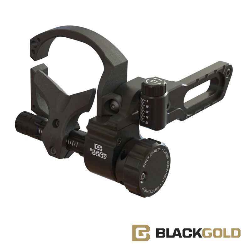 Black Gold Ripcord Ratchet Limb Driven Rest