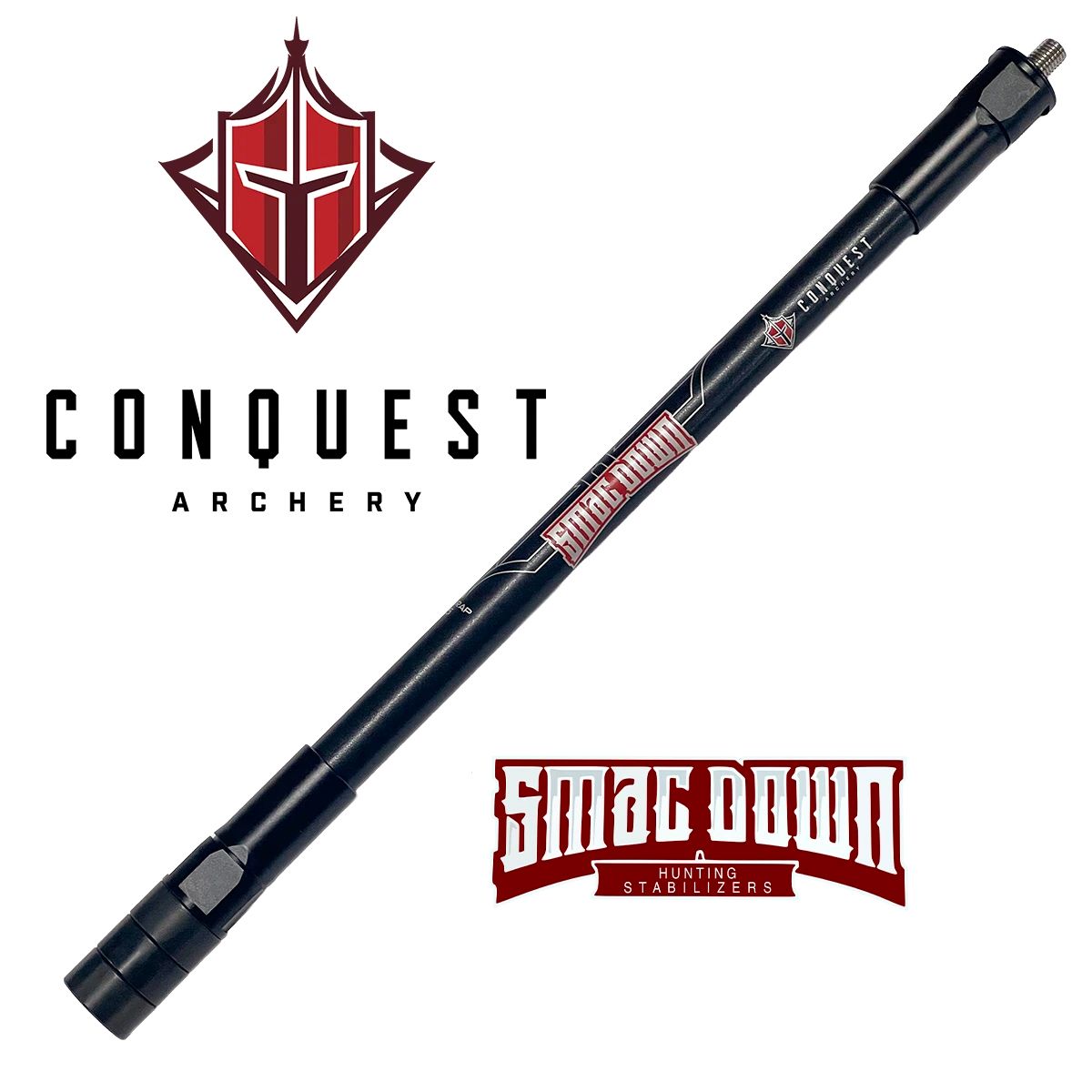 Conquest .625 Smacdown Hunting Stabilizer, Colour: Black, Length: 8"
