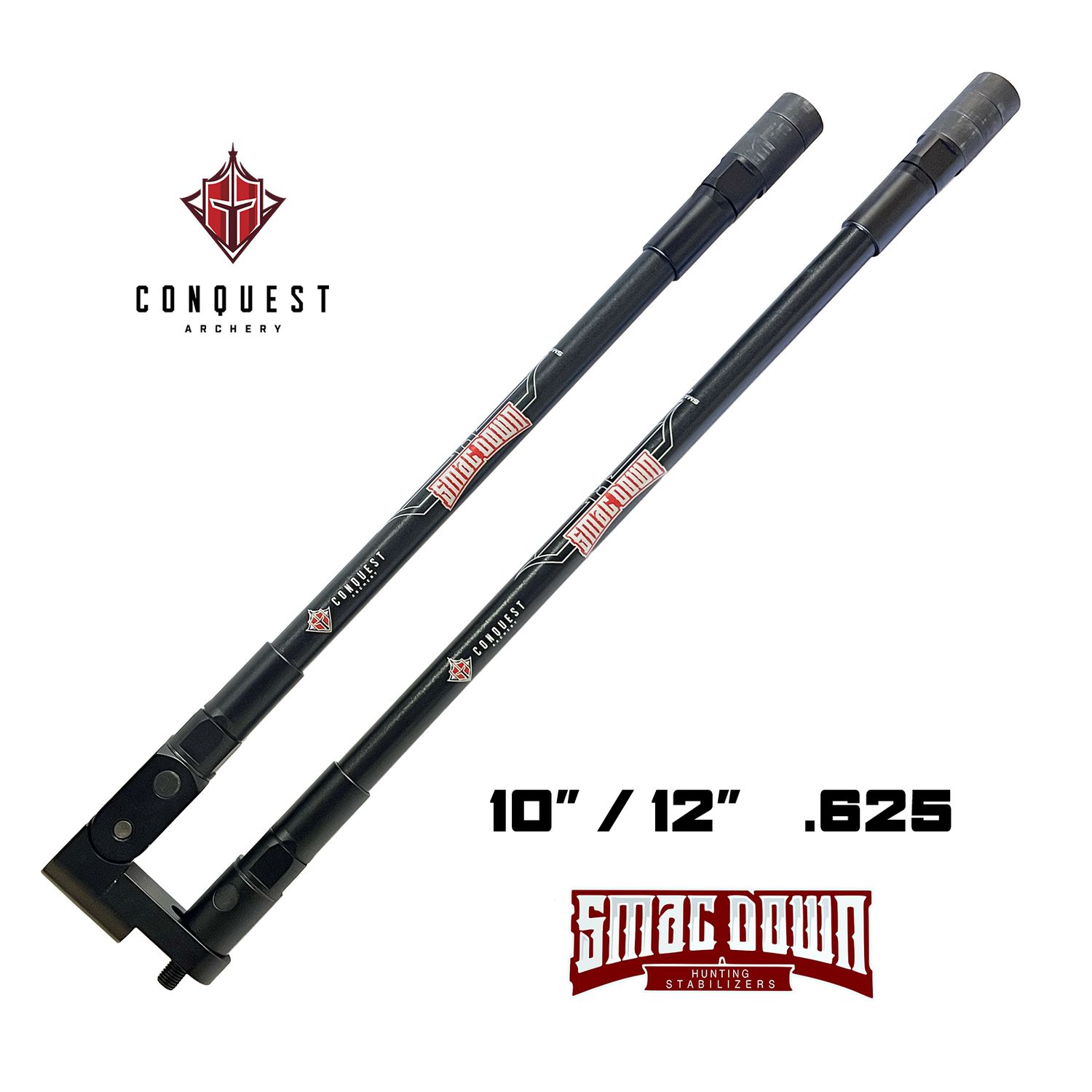 Conquest Smacdown Stabilizer Kit, Length: 10" / 12"