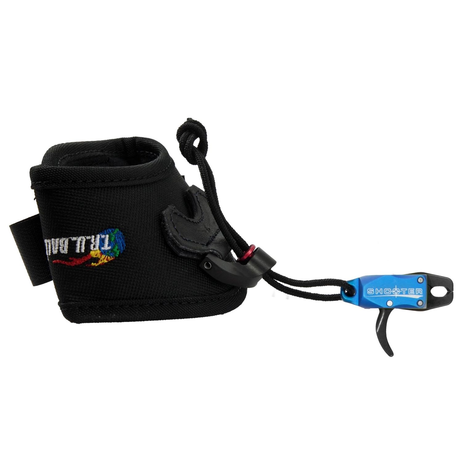 Truball Shooter Wrist Release, Colour: Blue, Model: Velcro, Size: Large