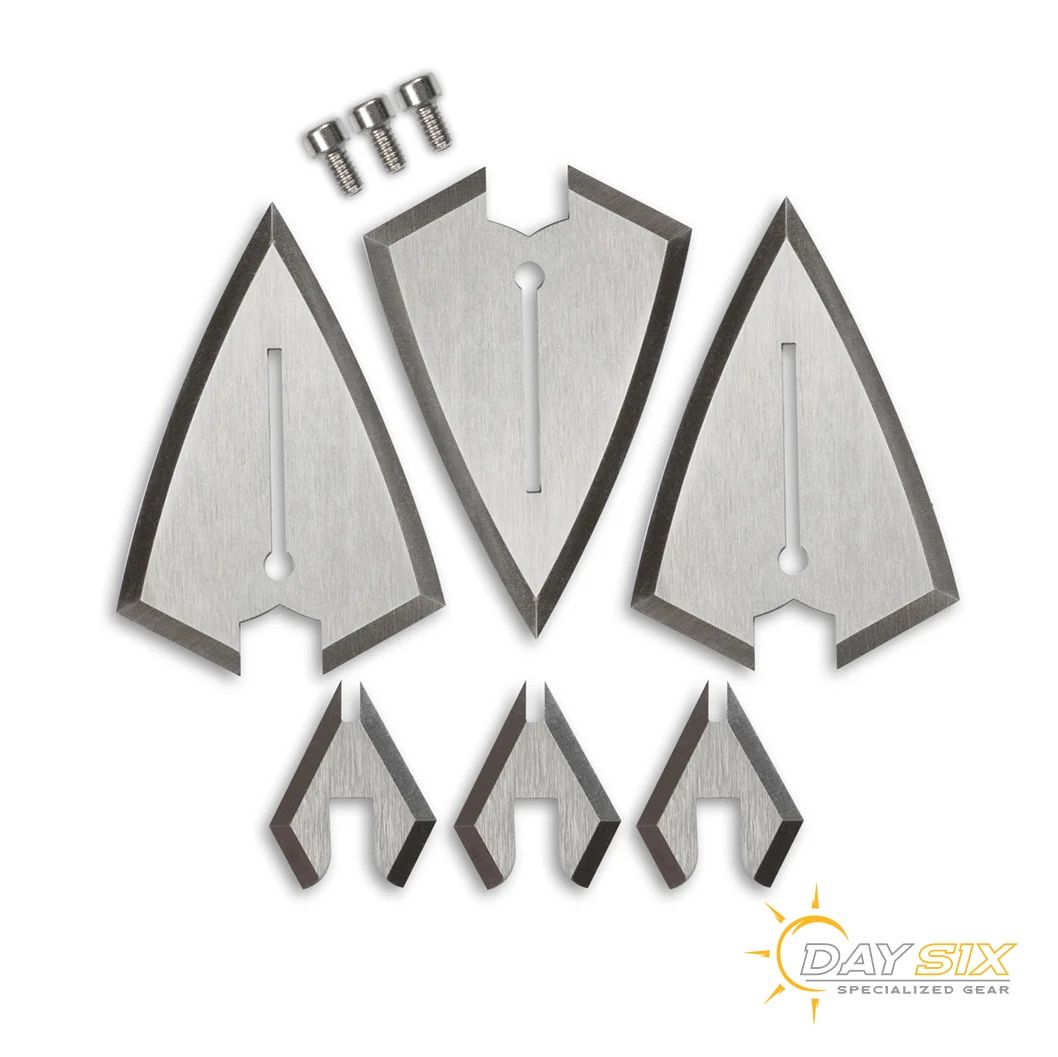 Day Six EVO XL Replacement Blades (set of 3), Weight: 200gr