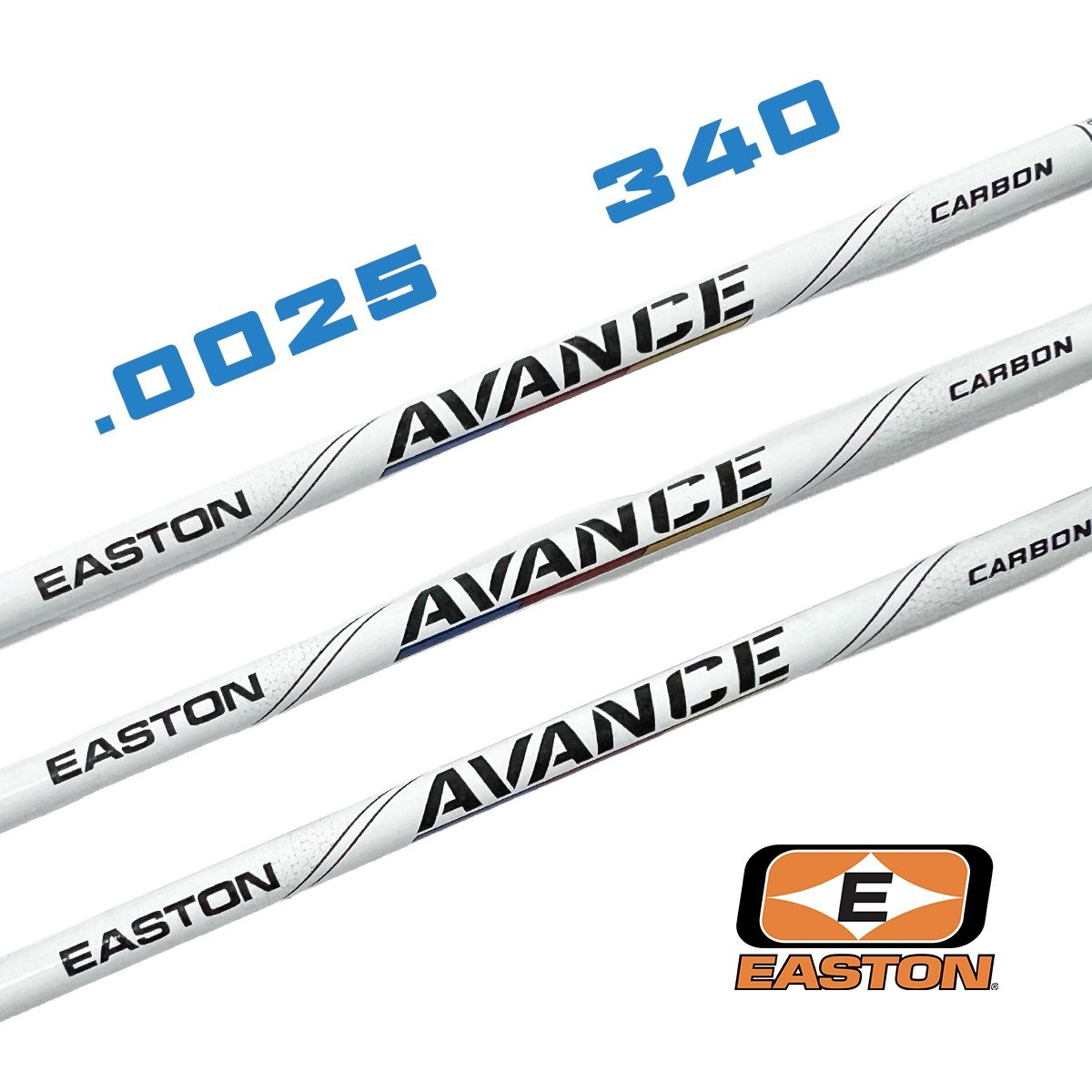 Easton Avance Arrow Shafts, Spine: 340, Straightness: .0025