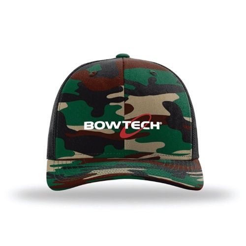 Cap Bowtech Embroidered CamoTrucker