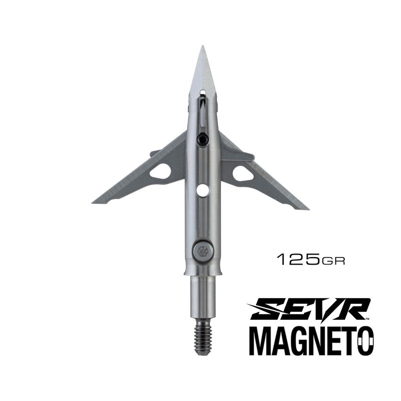 SEVR Magneto Ti 1.75 Hybrid Mechanical Broadhead with Bleeders