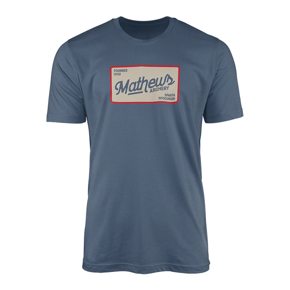 Mathews Founders T-Shirt, Colour: Blue, Size: Small