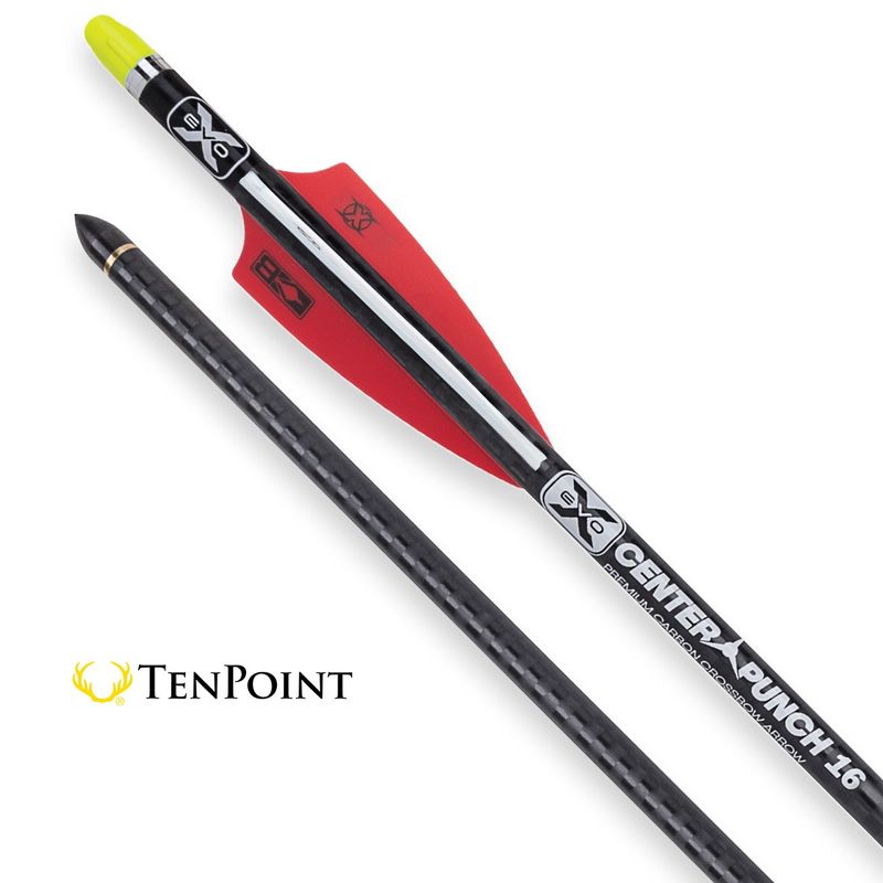 TenPoint 16" EVO-X CenterPunch16 Crossbow Bolts (6-Pack, Non-Lighted)