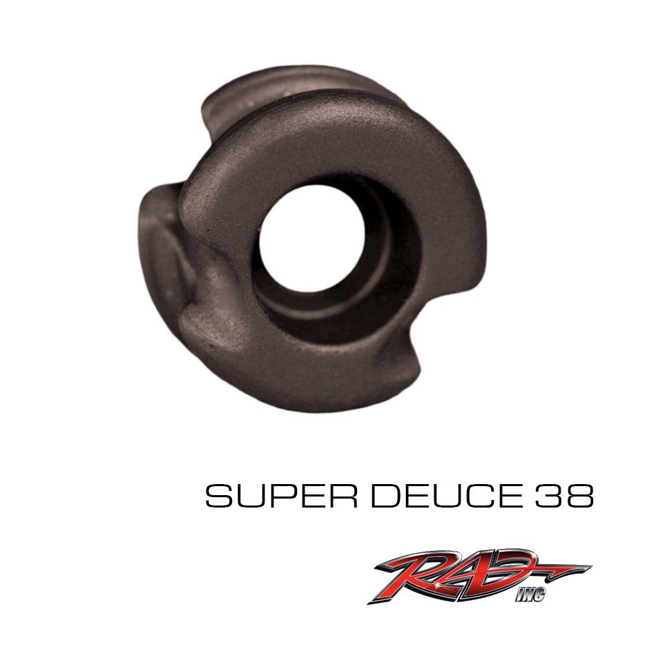 Radical Super Deuce 38 Peeps, Colour: Black, Size: 1/4" Ultra