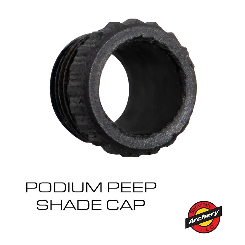 Speciality Archery Podium Peep Shade Cap