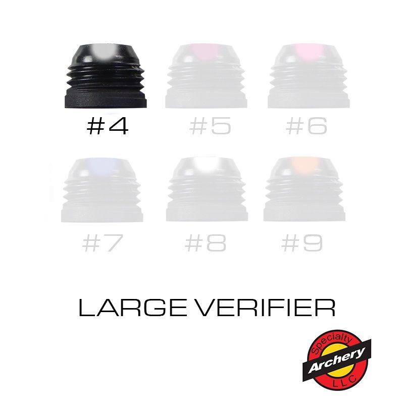 Speciality Archery Large Verifiers, Strength: #4 Silver