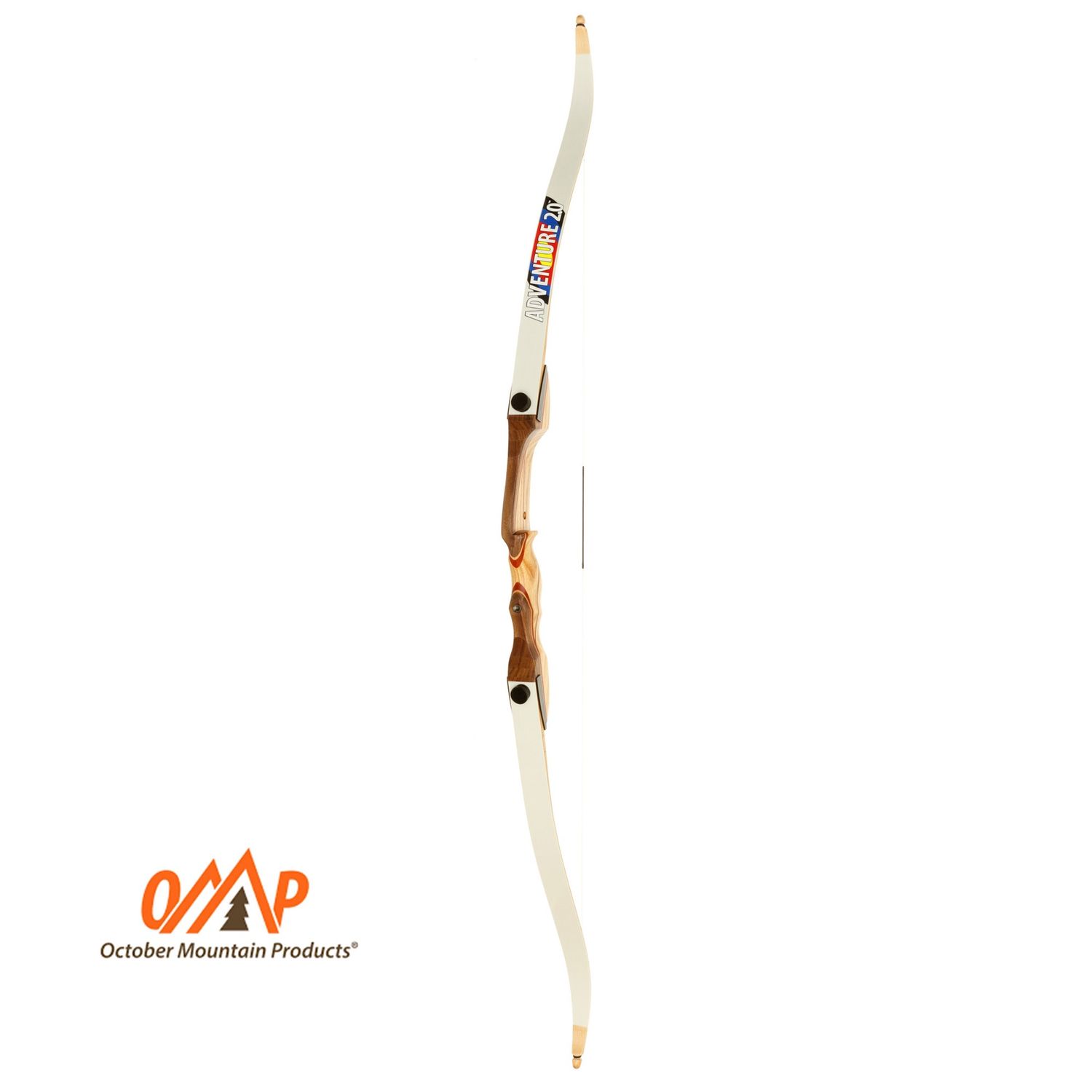 OMP Adventure 2.0 Recurve Bow, Hand Preference: LH, Size: 48"