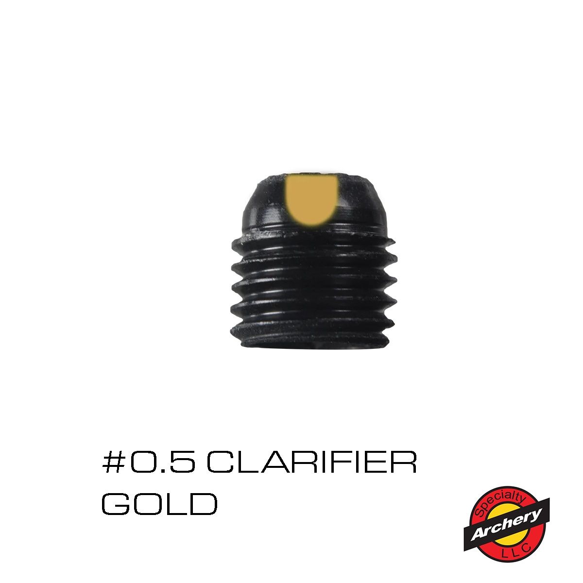 Speciality Archery Peep Clarifiers (1/8" and Smaller), Size: 1/8", Strength: #.5 - Gold