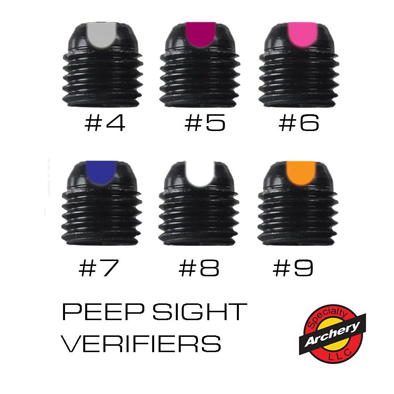 Speciality Archery Peep Verifiers (1/8" and Smaller)