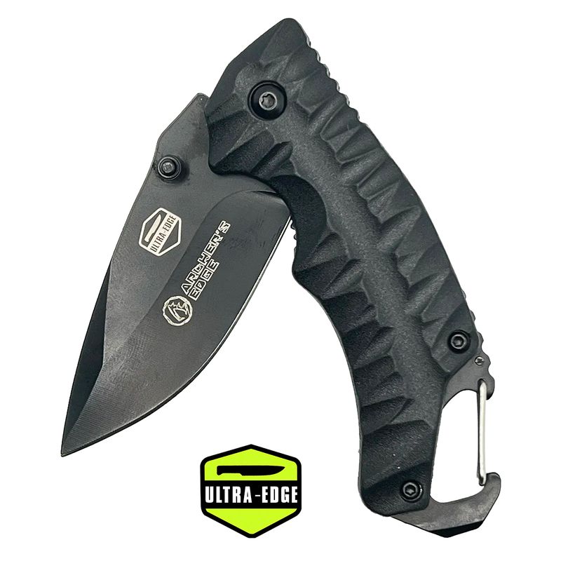 Ultra-Edge Liner Locking Knife (Black, Black Coated)