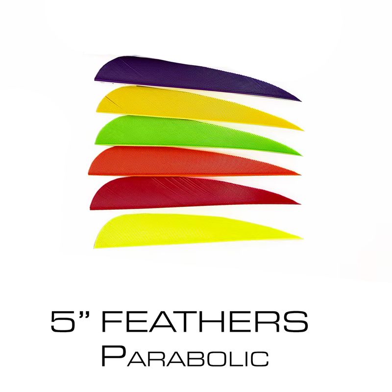 5" Feathers - Parabolic Cut