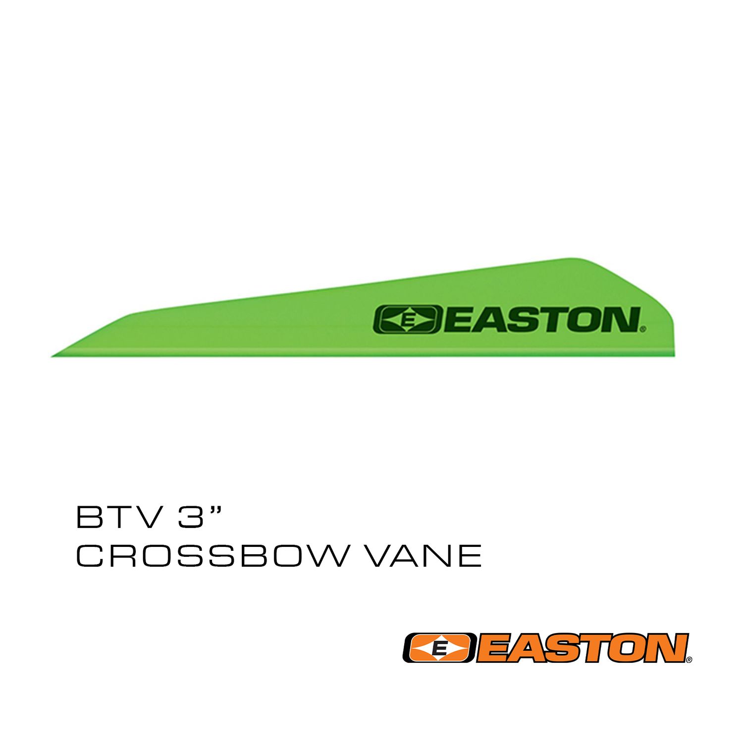 Easton BTV 3" Crossbow Vanes, Colour: Green
