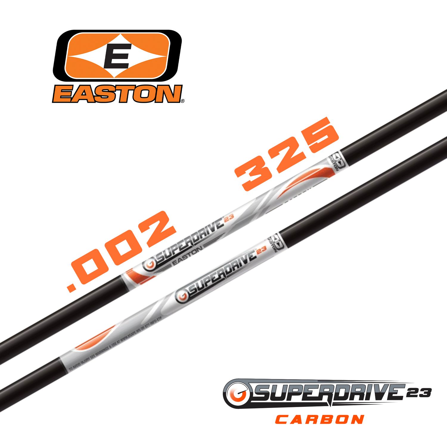 Easton Superdrive 23 Arrow Shaft, Spine: 325, Straightness: .002