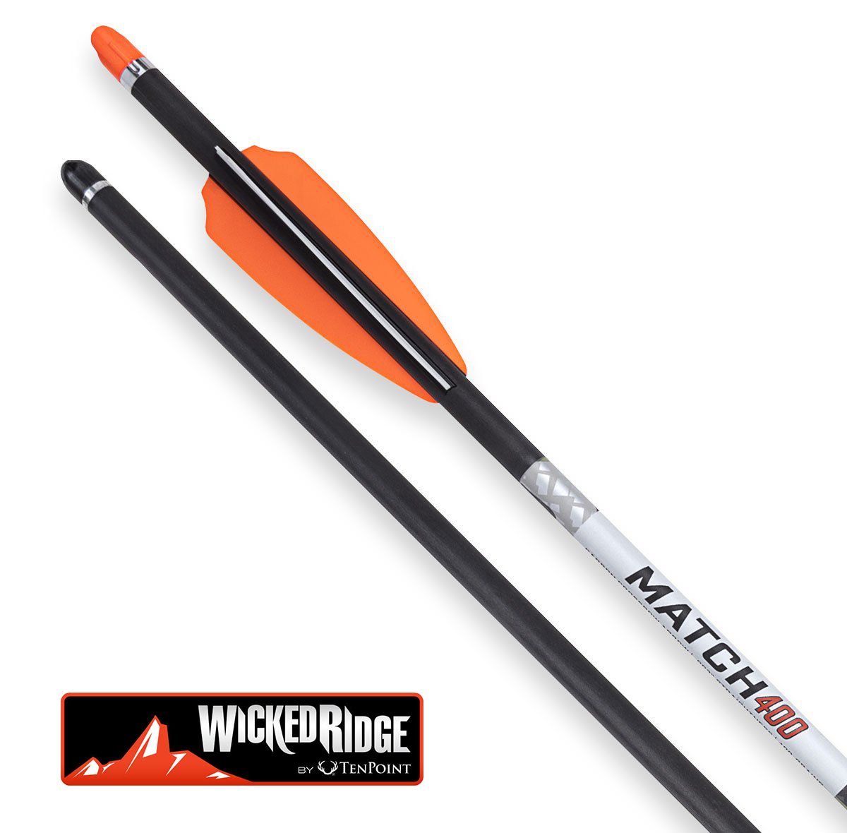 Wicked Ridge 20" Match 400 Crossbow Bolts (6-Pack, Alpha-Nock)