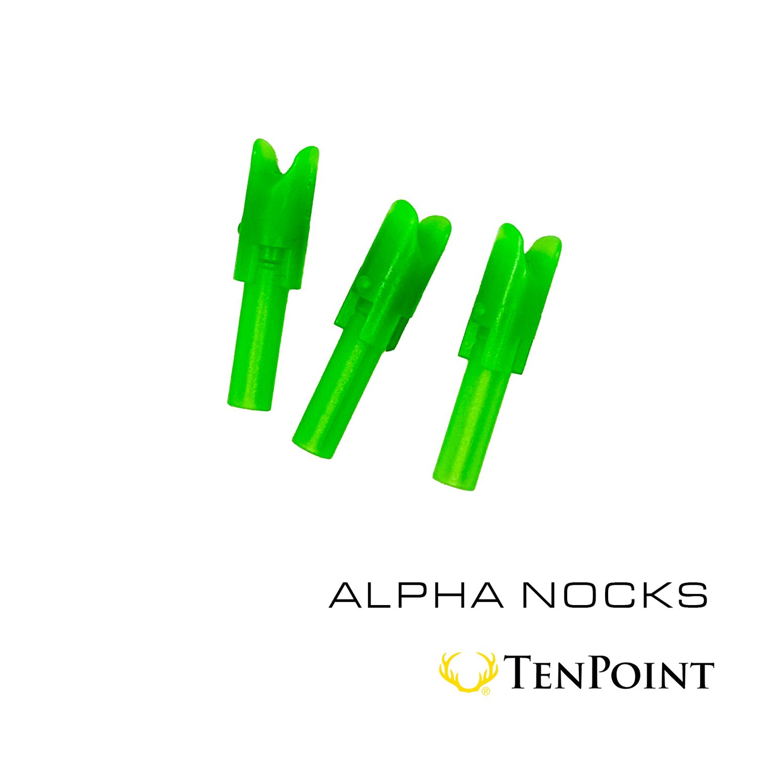 TenPoint Nock Alpha Nocks (6-pack), Colour: Green