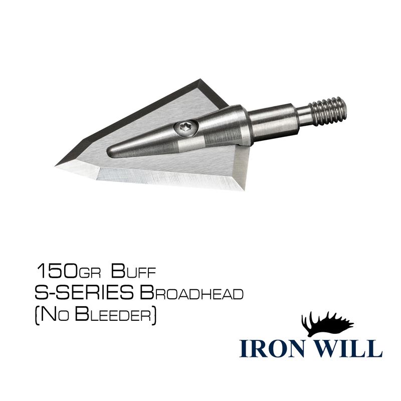 Iron Will S-Series (Double Bevel) Broadheads