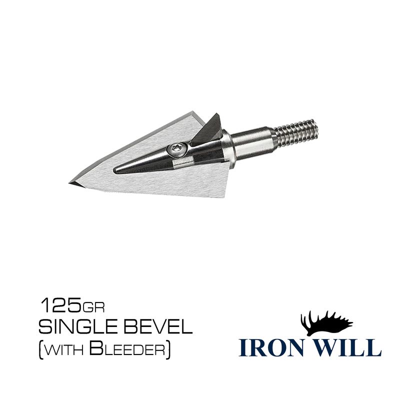 Iron Will Single Bevel Broadheads