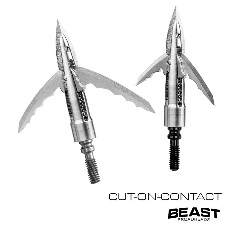 Beast Cut-On-Contact Titanium Broadheads