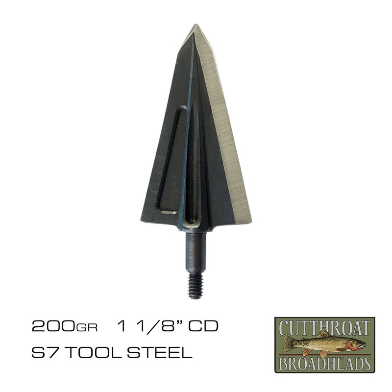 Cutthroat Single Bevel Broadheads
