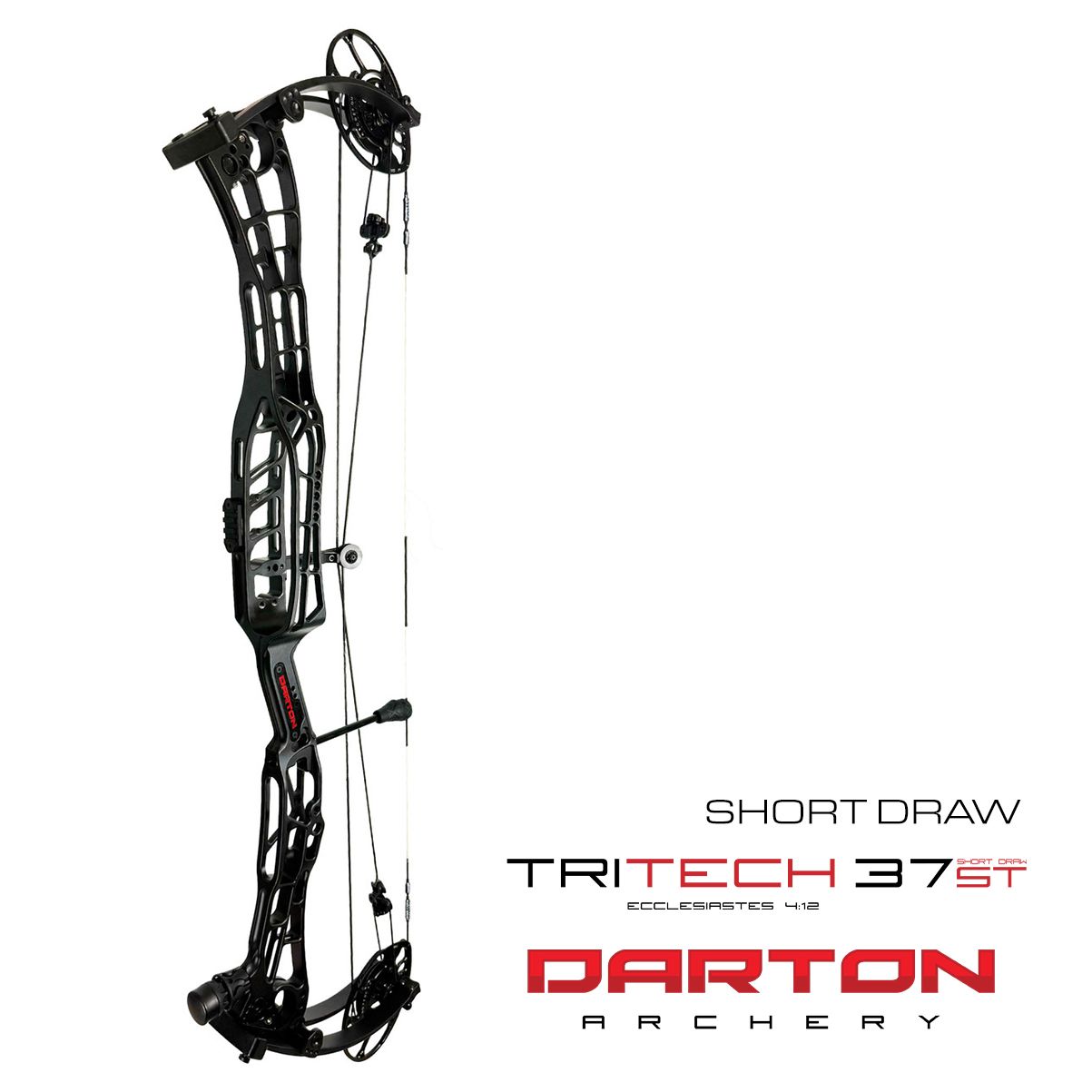 Darton Tritech 37 SD ST, Colour: Black with Black Limbs, Draw Weight: 50lbs, Hand Preference: LH