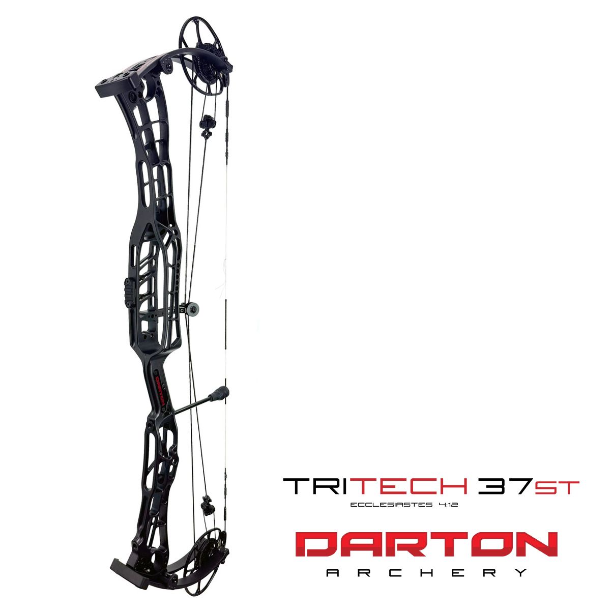 Darton Tritech 37 ST, Colour: Black with Black Limbs, Draw Weight: 50lbs, Hand Preference: LH