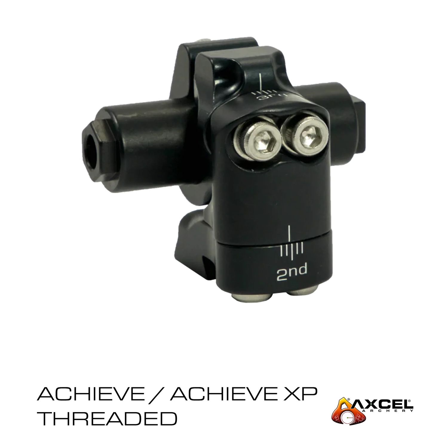 Axcel Removable Quick Change Sight Blocks (2nd/3rd Axis Block), Configuration: Threaded, Hand Preference: Ambidextrous, Model: Achieve / Achieve XP