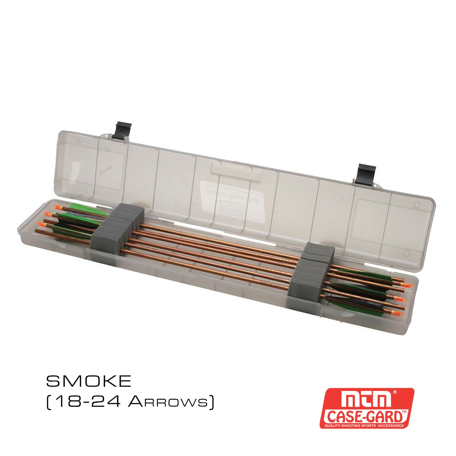 MTM 24-Arrow Compact Arrow Case, Colour: Smoke