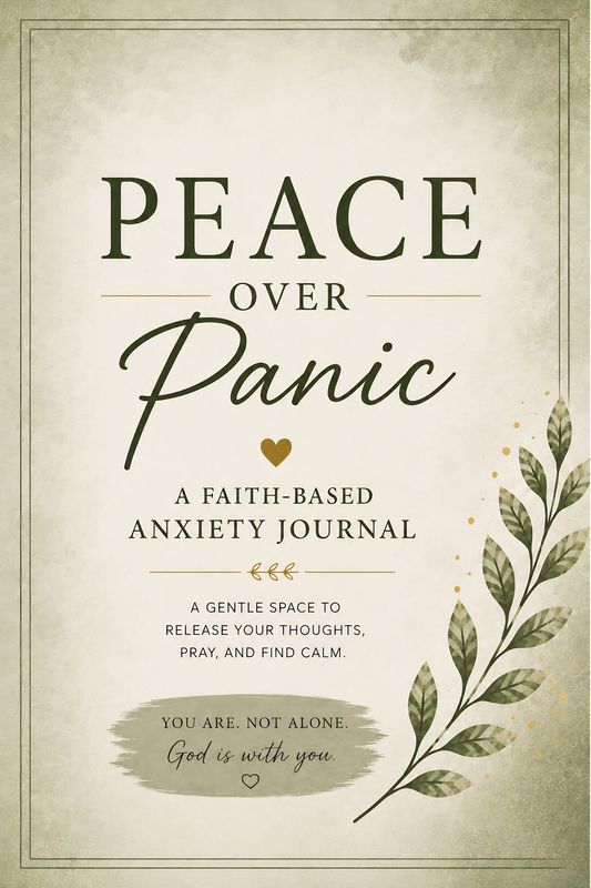Peace over Panic: A Faith-Based Anxiety Journal