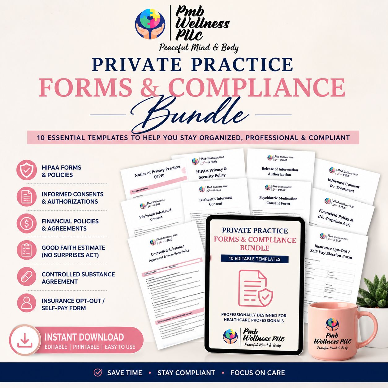 Private Practice Forms & Compliance Bundle