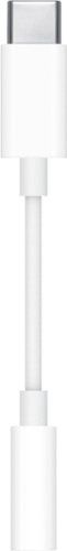 Apple - USB-C to 3.5mm Headphone Jack Adapter - White