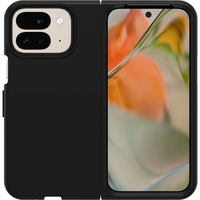 OtterBox Google Pixel 9 Pro Fold Thin Flex Series Case- Black: Solid Plastic Cover
