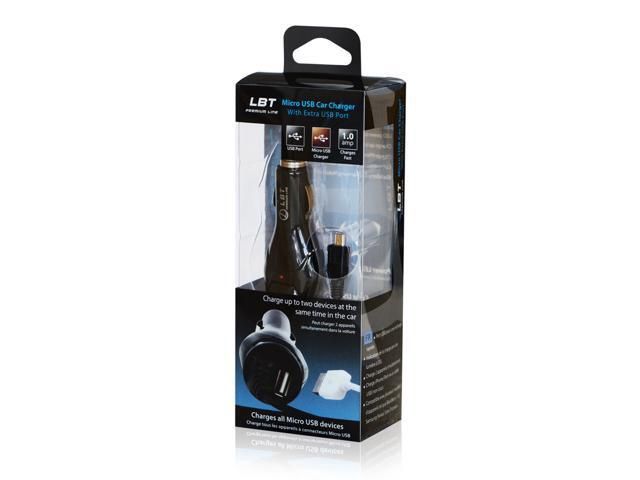 Micro USB Car Charger with extra USB port