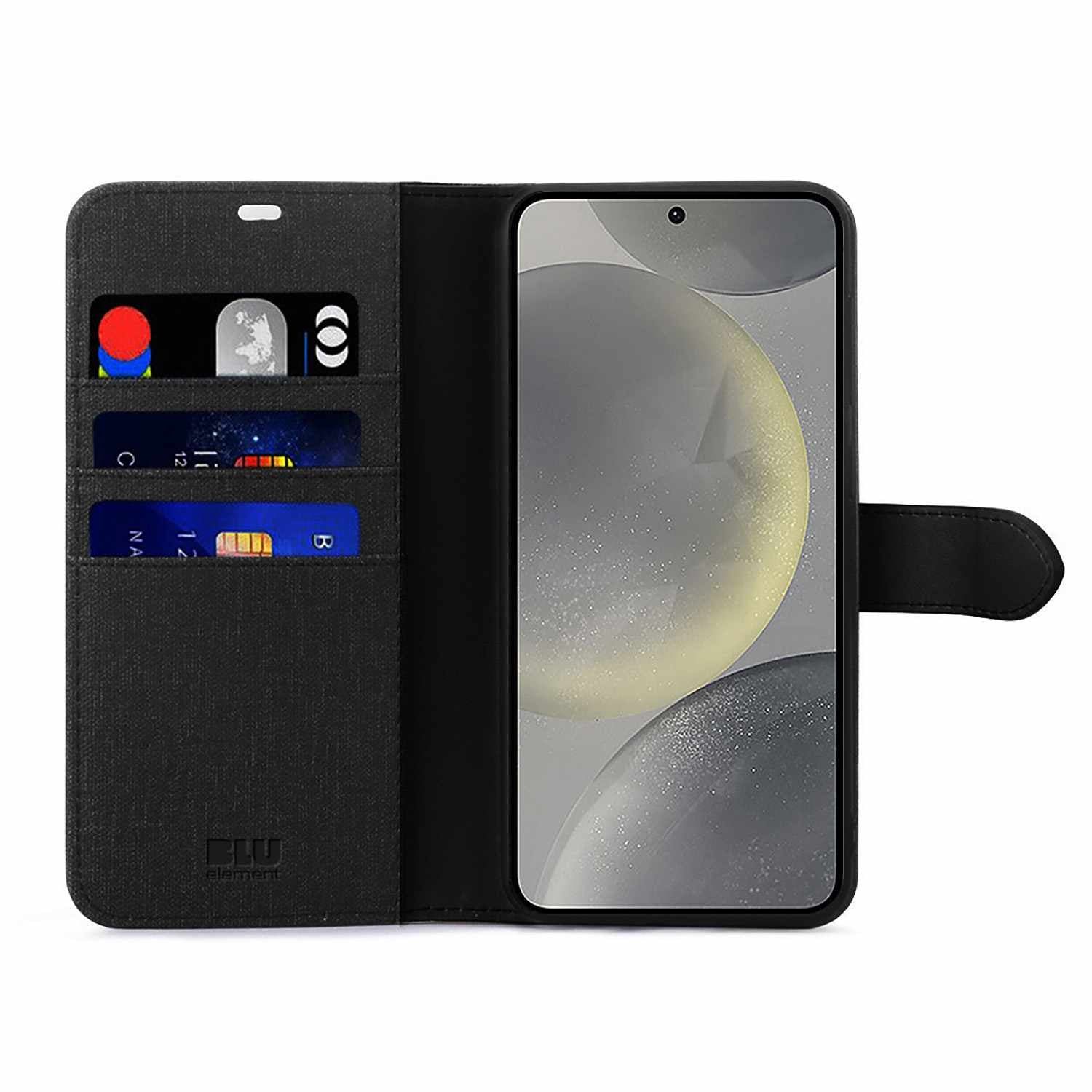 Blu Element Folio 2 In 1 Case Case Black For Samsung Galaxy S25/Galaxy S24