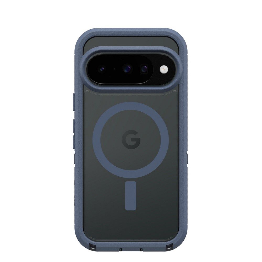 OtterBox Google Pixel 10 and Pixel 10 Pro Defender Series Pro XT Case with Magnets - Baby Blue Clear