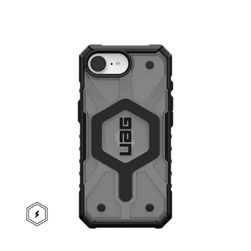UAG - Pathfinder Clear Case with Magsafe for Apple iPhone 16e - Ash